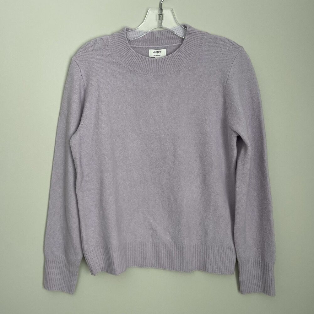 Jcrew Size S Light Purple Crewneck Sweater Pullover Extra Soft Yarn NEW NWT